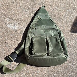 Olive Green Sling Bag